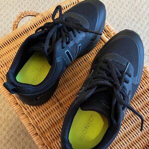 Vionic Black tennis MILES II-BLK/CHRCL-7.5-MED